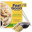 Feel Good Foods Vegetable Potstickers 10oz Frozen Dumplings with Tamari Dipping Sauce, Gluten Free