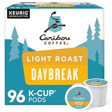Caribou, Daybreak Morning Blend, Single-Serve Keurig K-Cup Pods, Light Roast Coffee, 96 Count (4 Boxes of 24 Pods)