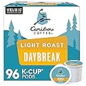 Caribou, Daybreak Morning Blend, Single-Serve Keurig K-Cup Pods, Light Roast Coffee, 96 Count (4 Boxes of 24 Pods)