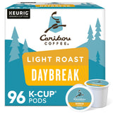 Caribou, Daybreak Morning Blend, Single-Serve Keurig K-Cup Pods, Light Roast Coffee, 96 Count (4 Boxes of 24 Pods)
