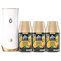 Glade Automatic Spray Starter Kit, Bourbon & Citrus Scent, 1 Holder + 3 Refills (6.2 oz Each), Adjustable Freshness