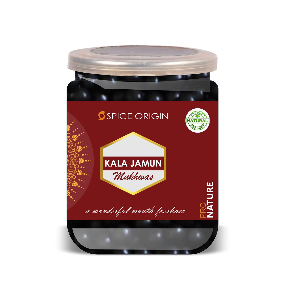 SPICE ORIGIN Kala Jamun 500 Gram Airtight Container
