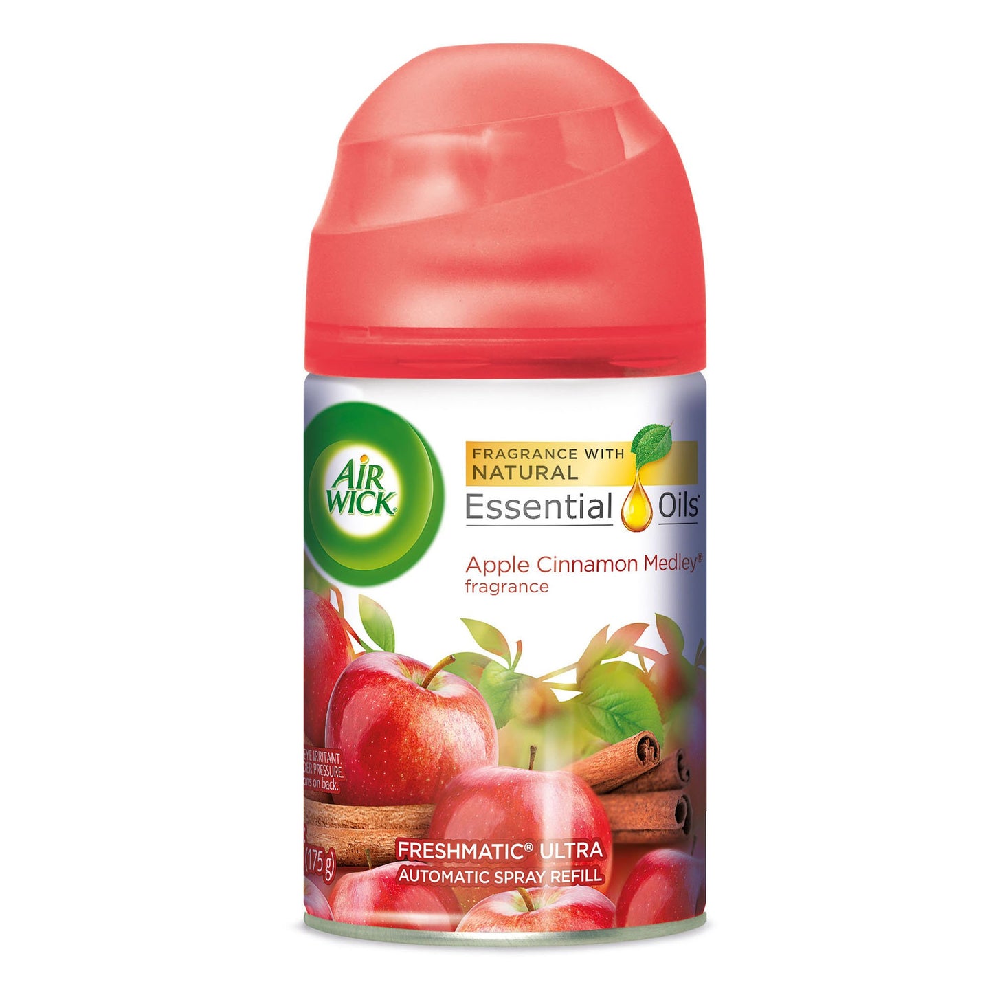 Air Wick Freshmatic Automatic Spray Air Freshener, Apple Cinnamon Medley Scent, 1 Refill, 6.17 Ounce (3 Pack)