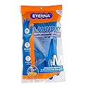 ETERNA Gloves Extra Long, Gloves for Laundry, Kitchen and Household Cleaning, Brush Effect on Fingers, Longer Lenght with Expandable Sleeve, Size M
