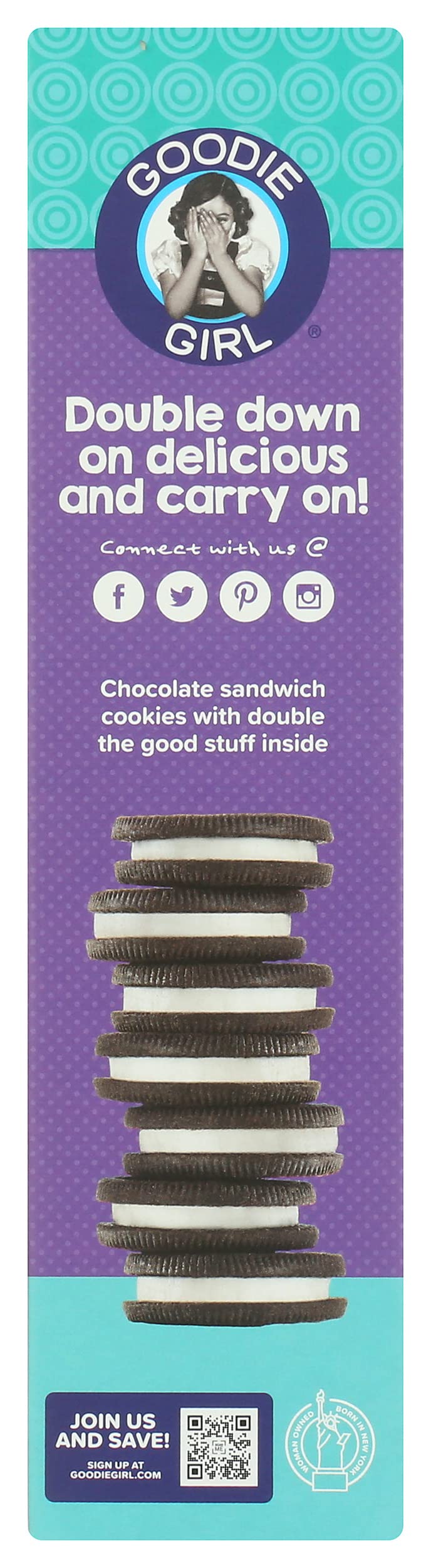 Goodie Girl Super Stuffed Chocolate Crème Cookies, 10.4 OZ