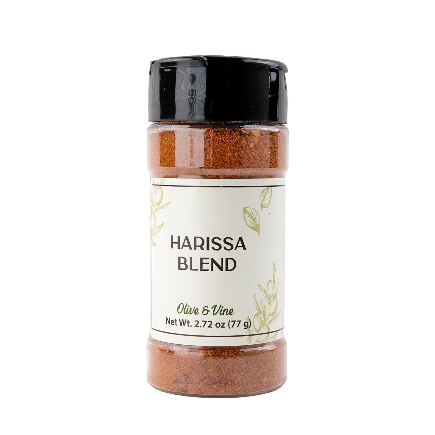 Olive & Vine Harissa Blend, Spicy Flavor, For Stews & Marinades, Rich Tradition, Authentic Taste, For Global Recipes (2.72 Ounce)