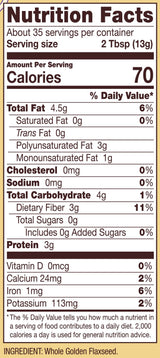 Bob's Red Mill Golden Flaxseed Meal, 16oz (Pack of 1) - Non GMO, Vegan, Paleo Friendly, Keto Friendly, Kosher