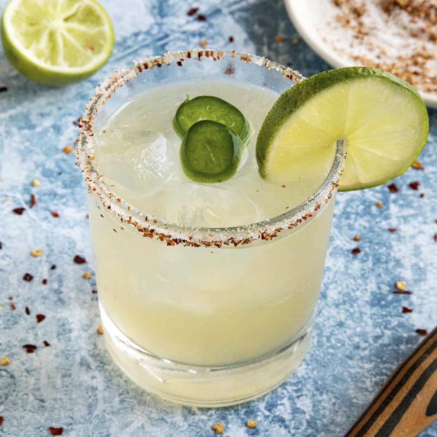 Mr & Mrs T Spicy Margarita Mix, 1L Bottle, - Premium Cocktail Mixer for Margarita Mixes, Ready to Use