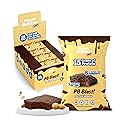 Munch Better PB Blast! Protein Brownies - 15g Protein, Gluten-Free, Low Sugar, Soft Baked Peanut Butter Brownie Bars, 7g Collagen, Clean Ingredients