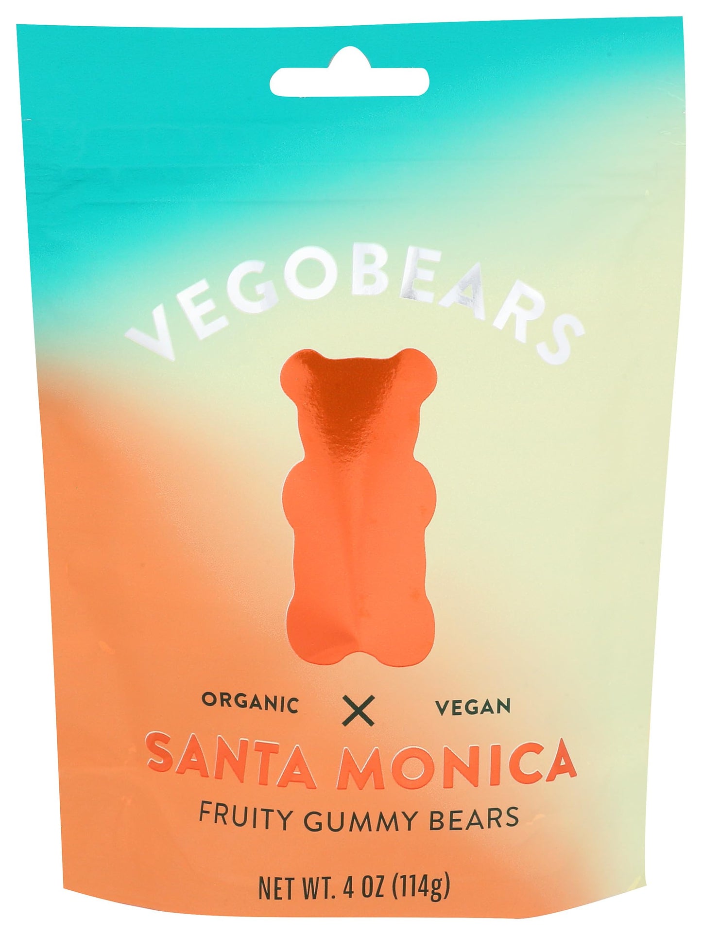 Vegobears, Fruity Gummy Bears, 4 Ounce