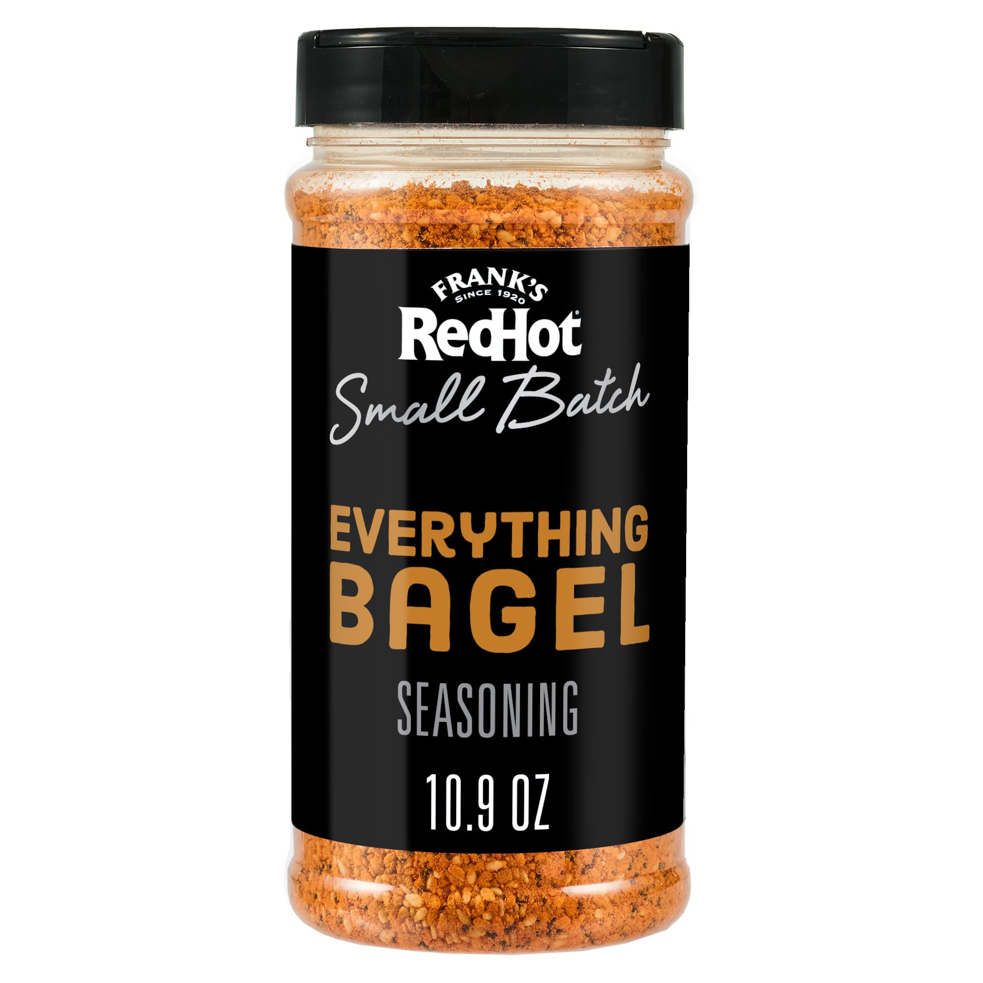 Frank’s RedHot Seasoning, Everything Bagel, Small Batch, Made for Chefs, Savory Flavor and Craveable Heat for Avocado Toast, Eggs, Grilled Meats,