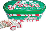 Scripture Candy, Jesus Sweetest Name I Know Christmas Tin with Soft Peppermint Candy, 4 Ounces