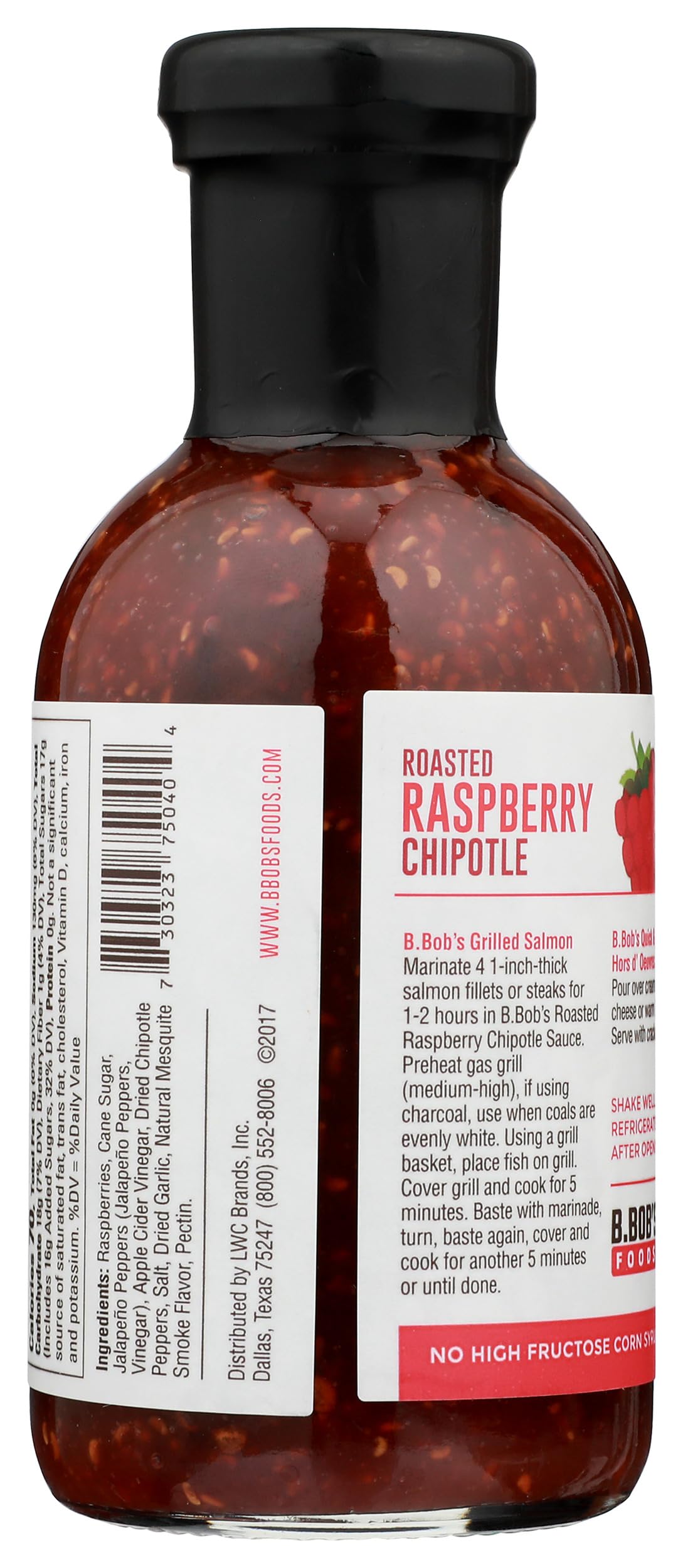 Bronco Bob's Roasted Raspberry Chipotle Sauce, 15.75 OZ