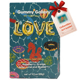 Gummy Gallery Vegan Sour Gummies, Joel Mesler Edition, Soft Chewy Candy with Assorted Fruit Flavors, Non-GMO & No Preservatives, Collectible Art Box