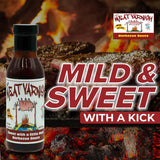 Lem’s Meat Varnish Mild BBQ Sauce - Sweet BBQ Sauce for Meat, Chicken, and More - Gluten Free - Best for Grilling, Smoking & Marinating - 12 oz Bottle