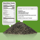 ONETANG Organic Black Sesame Powder,Plant Based,Gluten-Free,Vegan,Protein Source No Sugar,Low Temp Roasted,Halal,Non-GMO,Black Sesame Paste 12.36 Oz