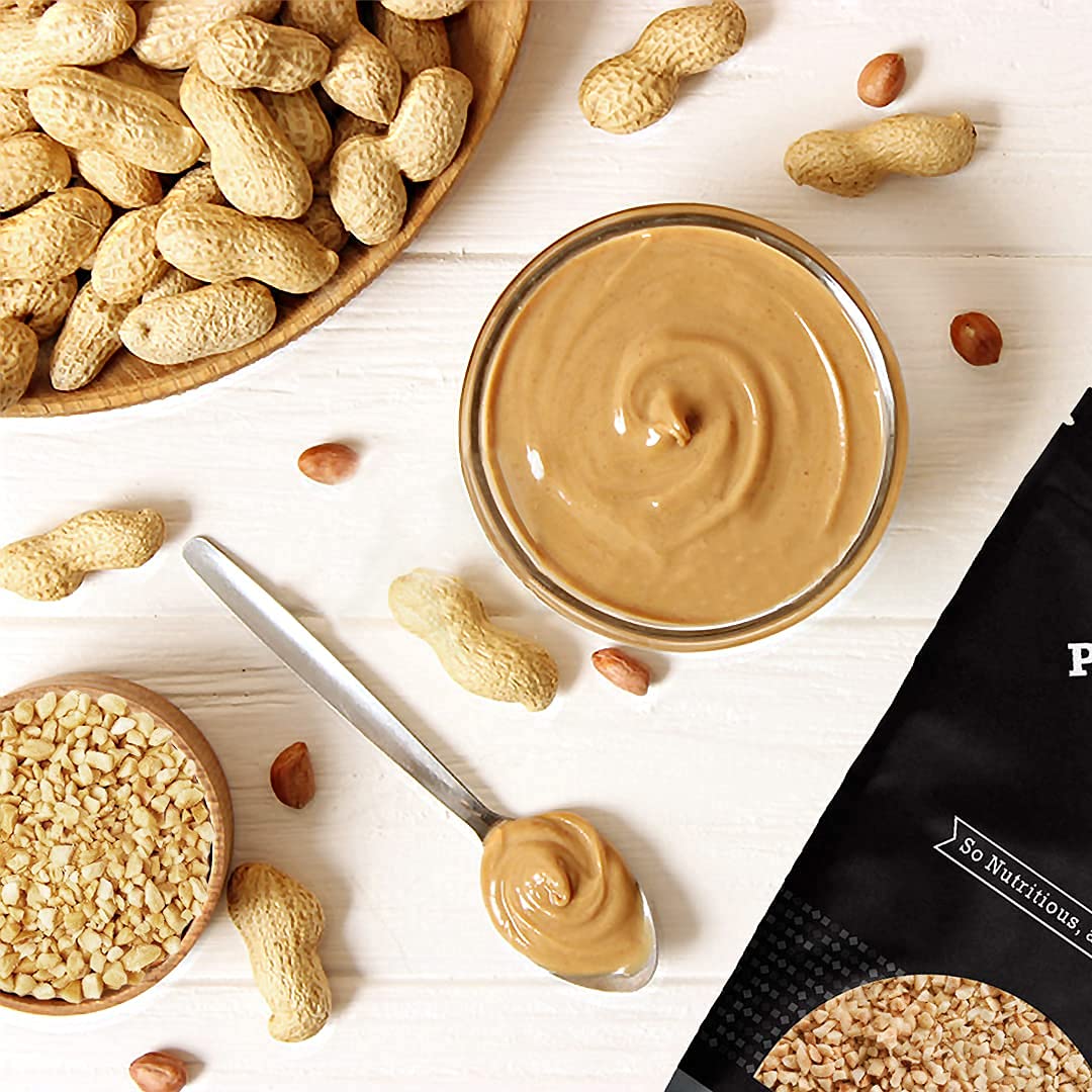 Peanuts, Chopped Dry Roasted no Salt, USA, Healthy Snack, Dietetic, Sugar-Free, Oil-Free, Protein, Divine Taste, Savory, packed in a 1 lb. (16 oz.)