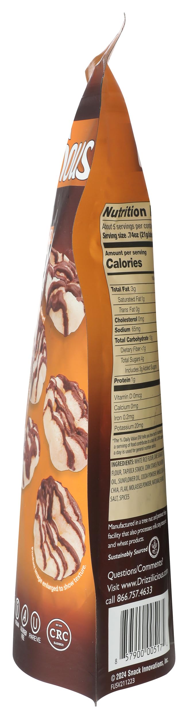Drizzilicious S'more's Bites Mini Rice Cakes, 4 OZ