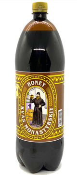 Ukrainian Monastery "Monastyrskiy" Kvas Rye Bread Drink with Honey 67.6 fl oz / 2L - Pack of 3