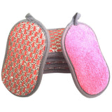 Scrub-it Multi-Purpose Non-Scratch Double-Side Double-Effect Microfiber Scrub Sponges for Kitchen with Heavy Duty Scouring Power - Effortless Cleaning