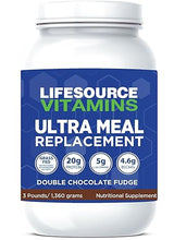 LifeSource Vitamins 3 lb US Dairy Cows Grass Fed Meal Replacement - Double Chocolate Fudge w/Stevia - Free Priority Shipping