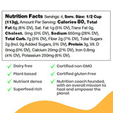 LIVWELL Dairy-Free Cauliflower Pasta Sauce - Plant Based Vegan Alfredo Pasta Sauce with Cauliflower, Roasted Garlic & Cashews, Nutrient Rich, Non GMO