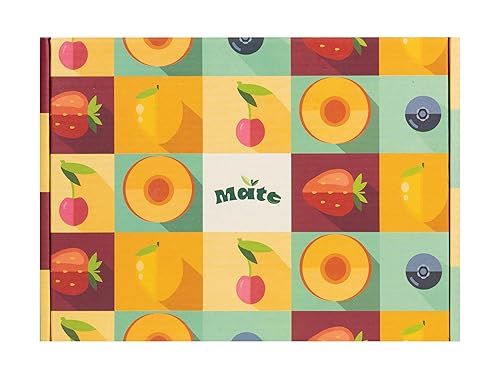 Mate Fruit Bars Variety Pack (40 Pack) - 100% Natural Real Fruit Snacks for Adults and Kids, Healthy Snacks, Fruit Leather. Gluten-Free, Vegan