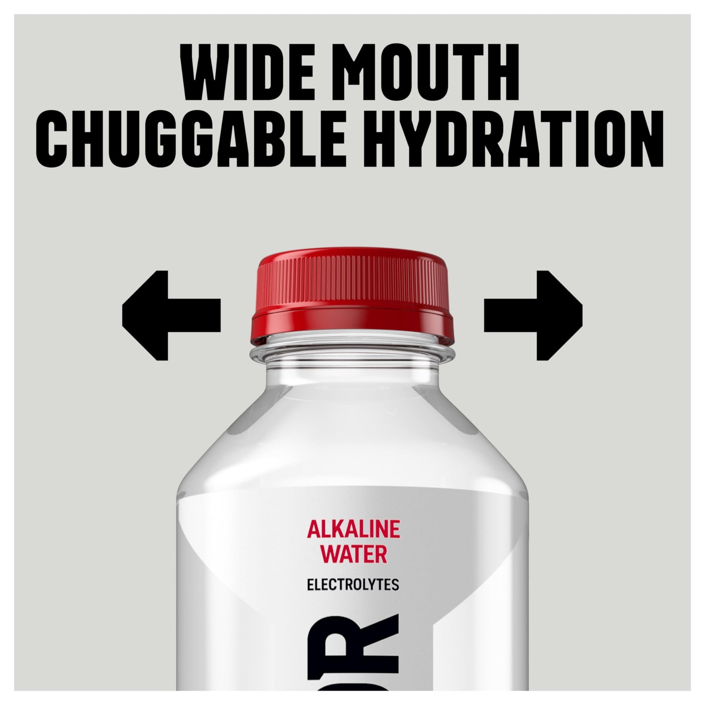 BODYARMOR SportWater Alkaline Water, High Alkaline Bottled Water, pH 9+, 700mL (24 Pack), Refreshing Electrolyte Drink Pack, Wide Mouth Bottle
