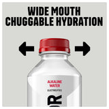 BODYARMOR SportWater Alkaline Water, High Alkaline Bottled Water, pH 9+, 700mL (24 Pack), Refreshing Electrolyte Drink Pack, Wide Mouth Bottle