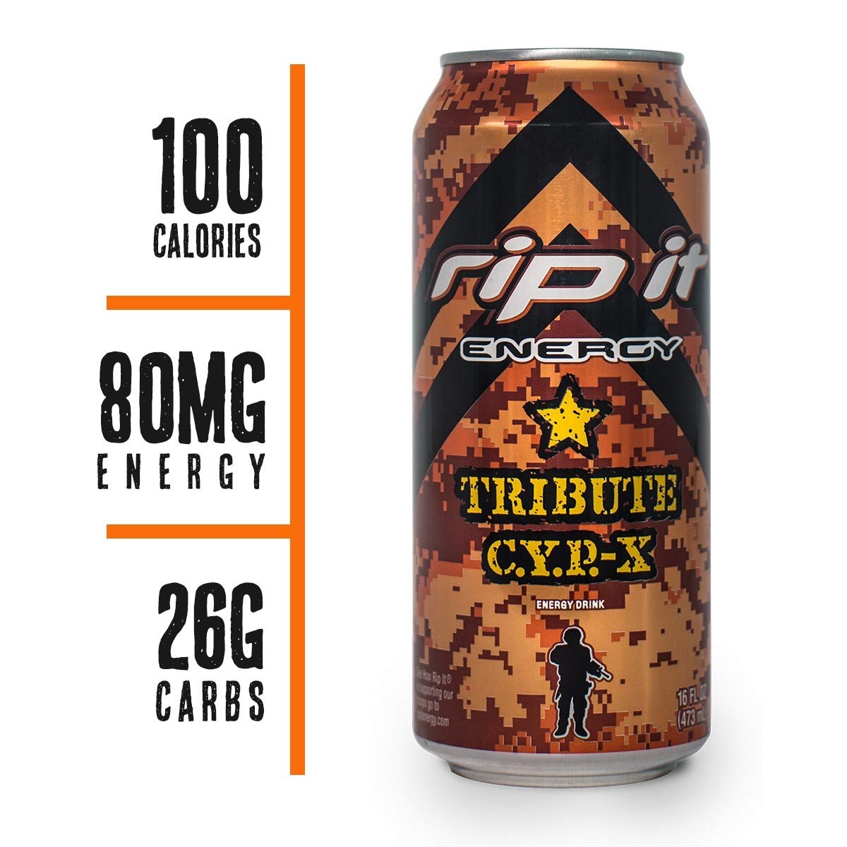Rip It Energy Drinks Tribute Editions (Tribute C.Y.P.-X, 6 Cans)