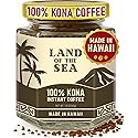 PREMIUM KONA COFFEE 100% - Hawaiian Instant Coffee (1 Pack | 22 Serv.) - Medium Roast, Freeze Dried - Low Acid Arabica Coffee, 1.5 oz