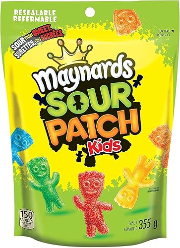 Maynards Sour Patch Kids Gummy Candy, 355g/12.5 oz, Imported from Canada}