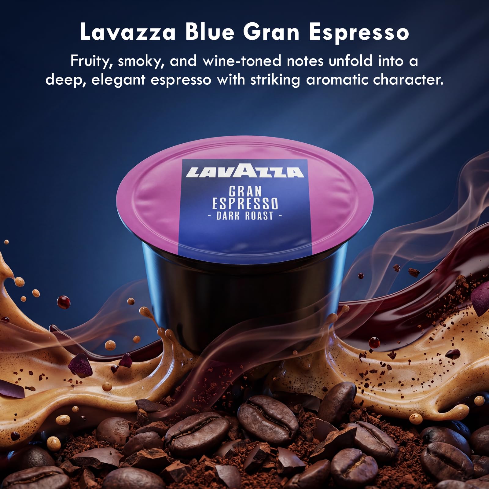 Lavazza Blue Coffee Capsules Variety Pack - 100 Count (20 Pods Each) - Includes Top Class, Caffè Crema, Decaf Dek, Gran Espresso & Gold Selection