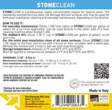 FILA Surface Care solutions STONECLEAN Natural Stone Cleaner, 1 GAL (1QT)