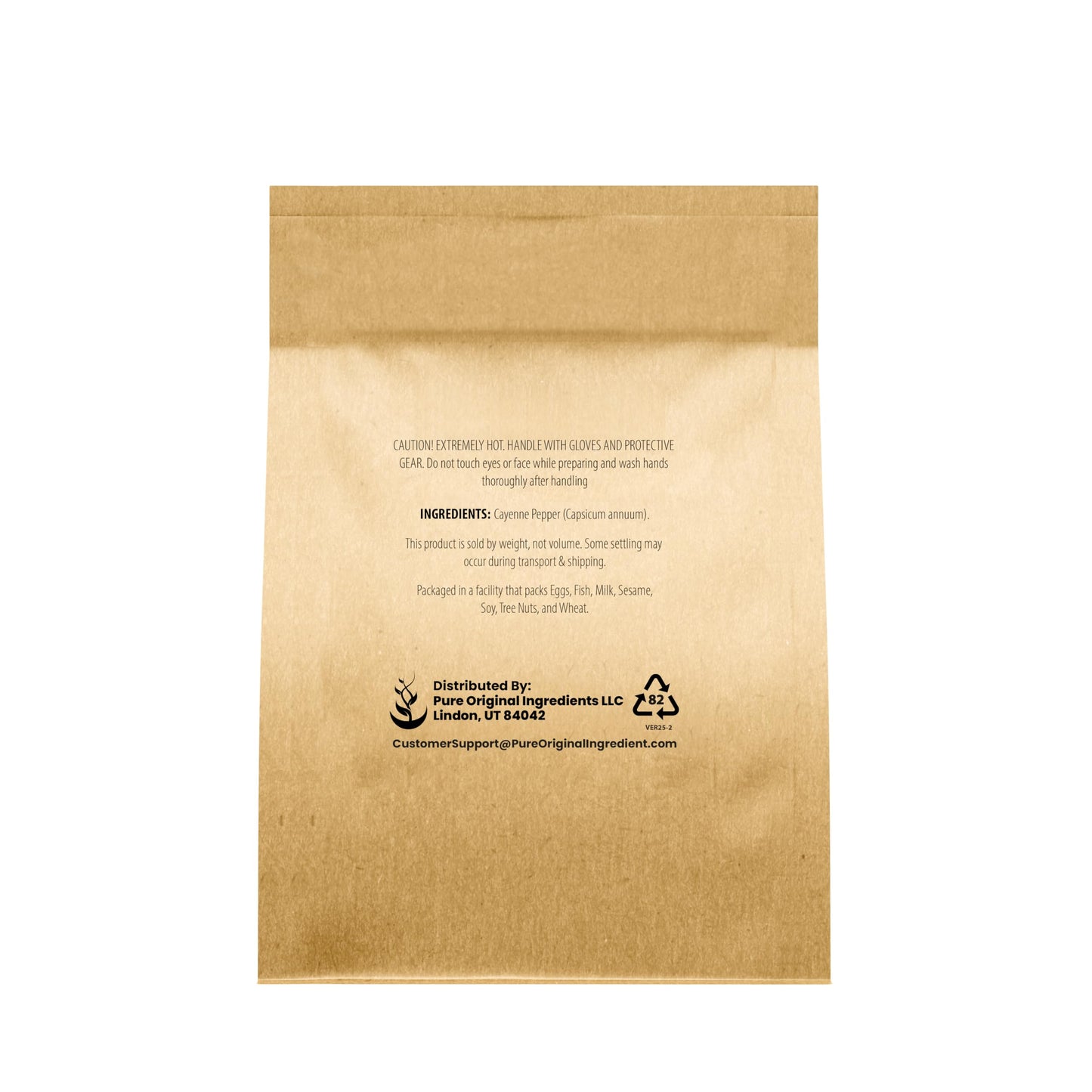 Pure Original Ingredients Ground Cayenne Pepper (1 lb), Spicy Flavor, Sauces, Dry Rubs, Used in Hot Sauces