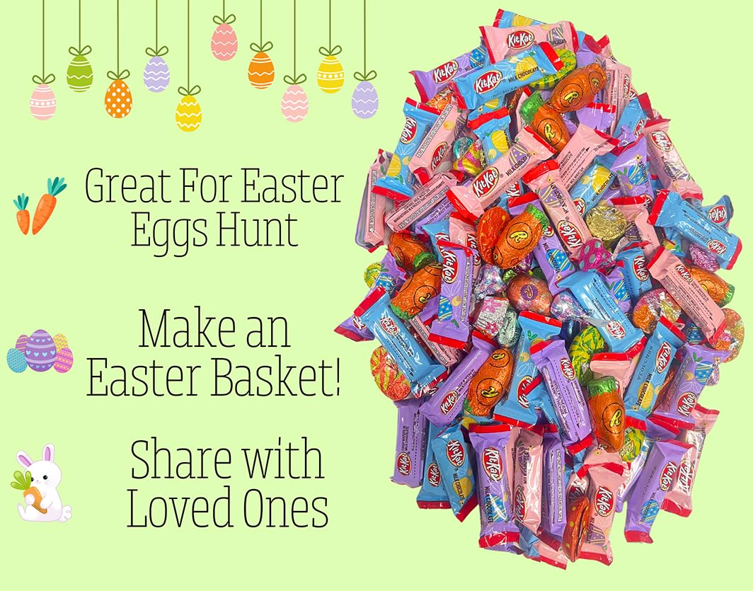 Easter Chocolate Candy Variety Pack - 5 Lb - Bulk Easter Candy - Easter Candy Bulk - Assorted Chocolate - Easter Basket Candy - Bulk Chocolate Easter