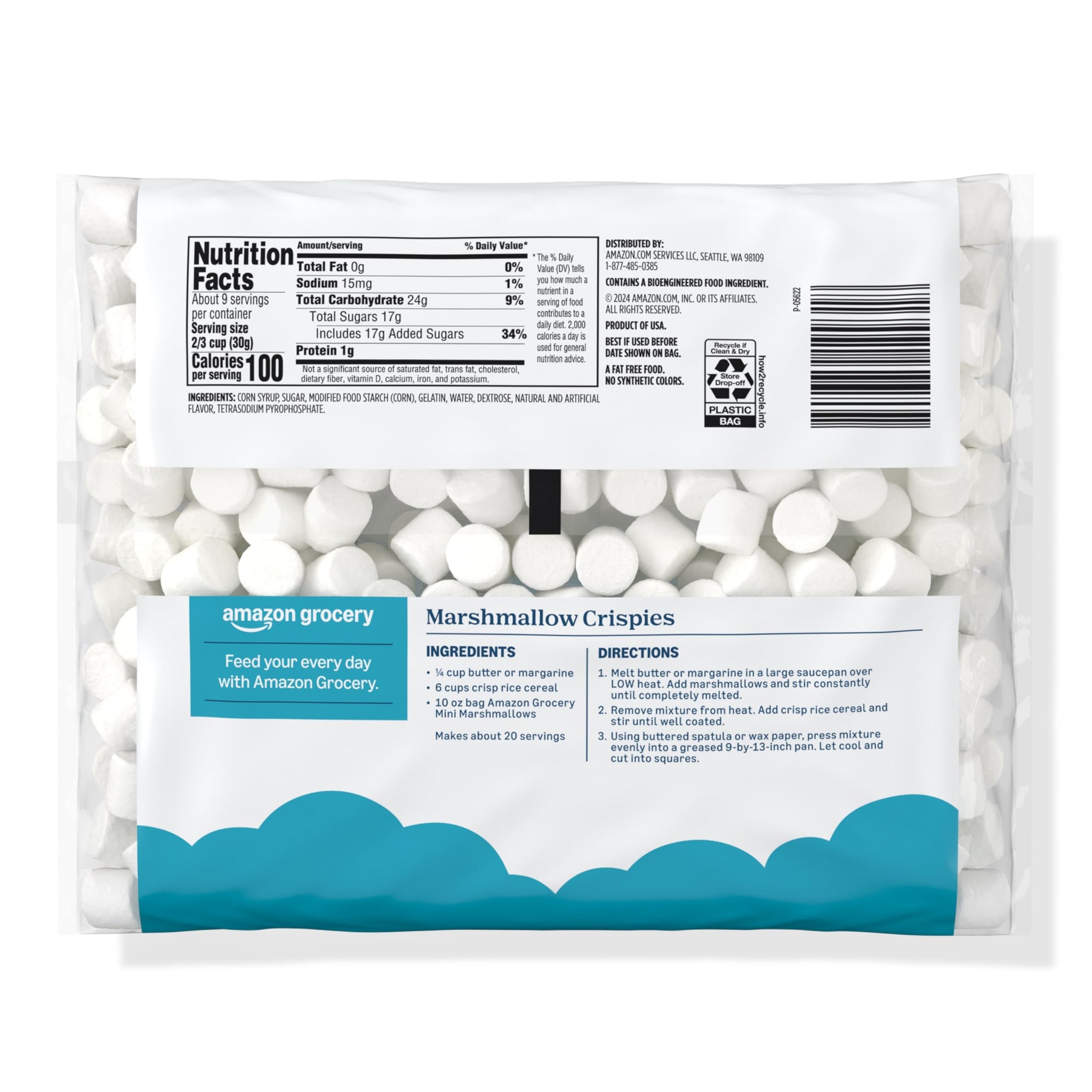 Amazon Grocery, Mini Marshmallows,10 Oz