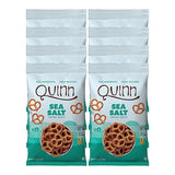 Quinn Whole Grain Sea Salt Pretzel Twists - Made with Real Ingredients, Whole Grain Sorghum, Sea Salt, Vegan, Gluten Free, Dairy Free, Non-GMO - 5.6