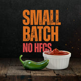 Gourmet Warehouse Small Batch Cherry Jalapeno BBQ Sauce Made With Natural Ingredients Gluten Free No HFCS Tangy Barbecue 16 Oz (Pack of 1)