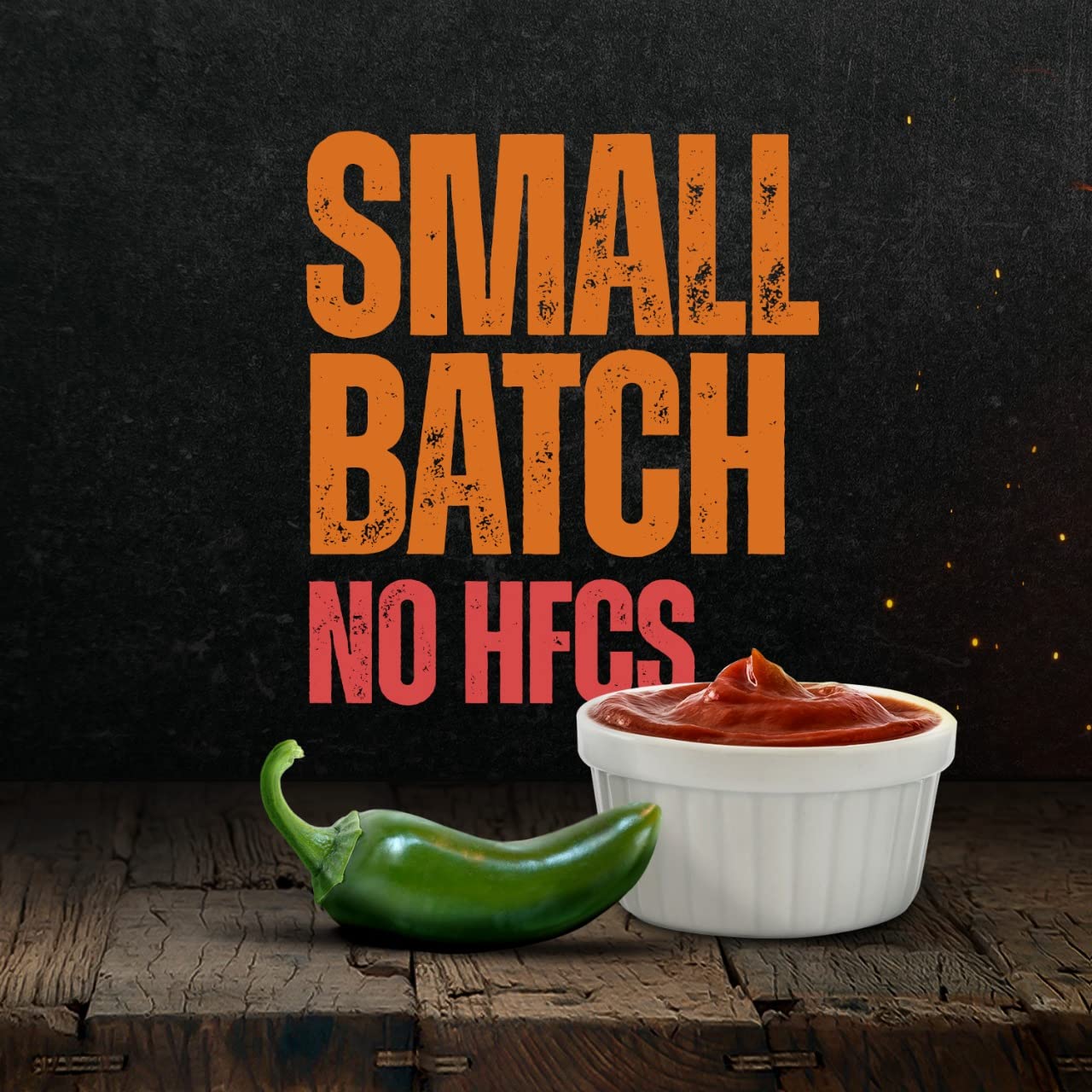 Gourmet Warehouse Small Batch Cherry Jalapeno BBQ Sauce Made With Natural Ingredients Gluten Free No HFCS Tangy Barbecue 16 Oz (Pack of 1)