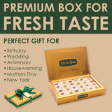 Turkish Delights Candy Gift Box - Hazelnut and Pistachio Turkish Delight, Soft Sultana Lokum Candy, Traditional Turkish Food Sweet, 17.6 oz (500g)