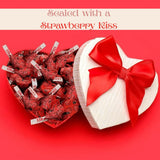 Candykrave Hershey'ss Kisses Strawberry Milk Chocolate candy - (2LB 180 pcs) - Bulk chocolate Silver Foil Candy variety pack - Delicious Treats