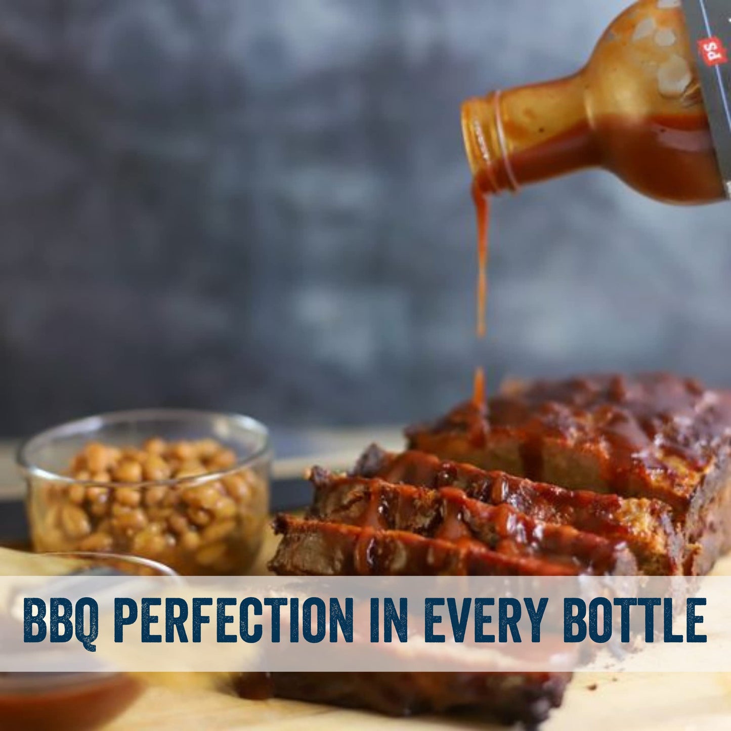 PS Seasoning Memphis King Tangy BBQ Sauce - Smoky, Sweet and Tangy All-Purpose Sauce for Marinating, Glazing, Basting, Dipping - Great on Ribs