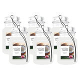 Yankee Candle Paper Car Jar, Coconut Beach (Pack of 6)
