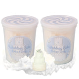 CHOCOLATE STORYBOOK Gourmet Flavored Cotton Candy - Unique Idea for Holidays, Birthdays, Gag Gifts, Party Favors (Wedding Cake, 1.75 oz, 2-Pack)