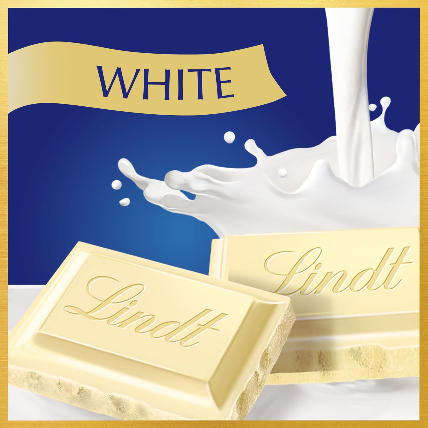 Lindt CLASSIC RECIPE White Chocolate Candy Bar, White Chocolate, 4.4 oz.