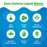Stevia infused, Sugar free, Zero calorie, All natural liquid water enhancer (POG Juice, Pack of 3)