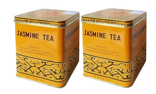 Sunflower 1033 Jasmine Green Tea - All Natural Restaurant Favorite Tea Large (2-pack)