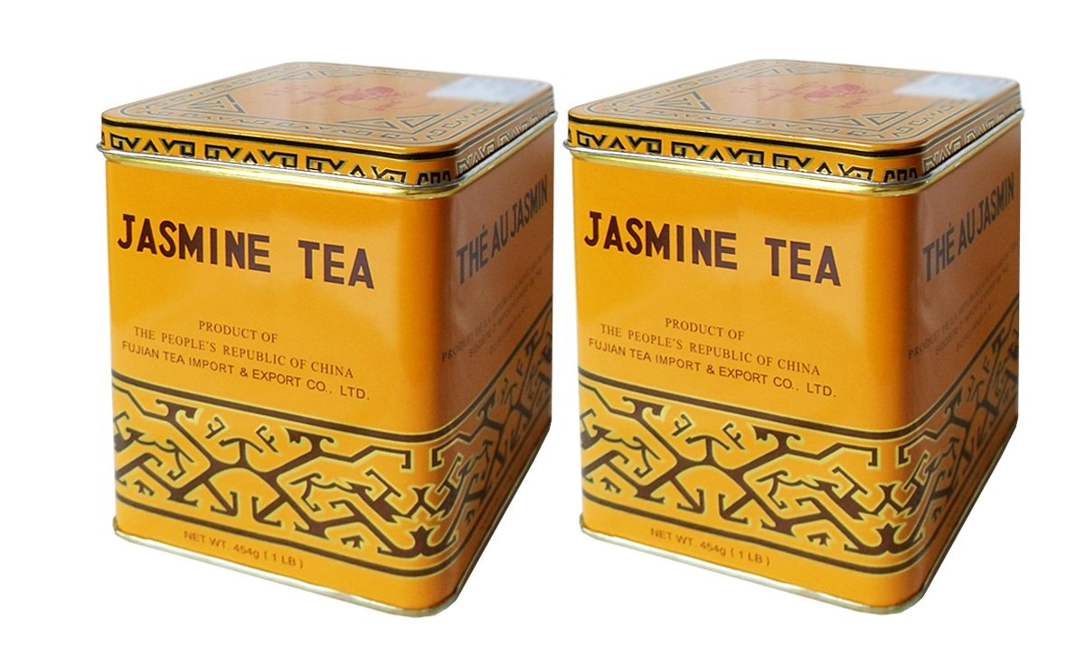 Sunflower 1033 Jasmine Green Tea - All Natural Restaurant Favorite Tea Large (2-pack)
