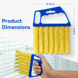 Retractable Gap Dust Cleaner Under Appliance Cleaning Tool,Window Blind Cleaner Duster Tool,4pcs Cleaning Tools Set for Under Appliances Furniture